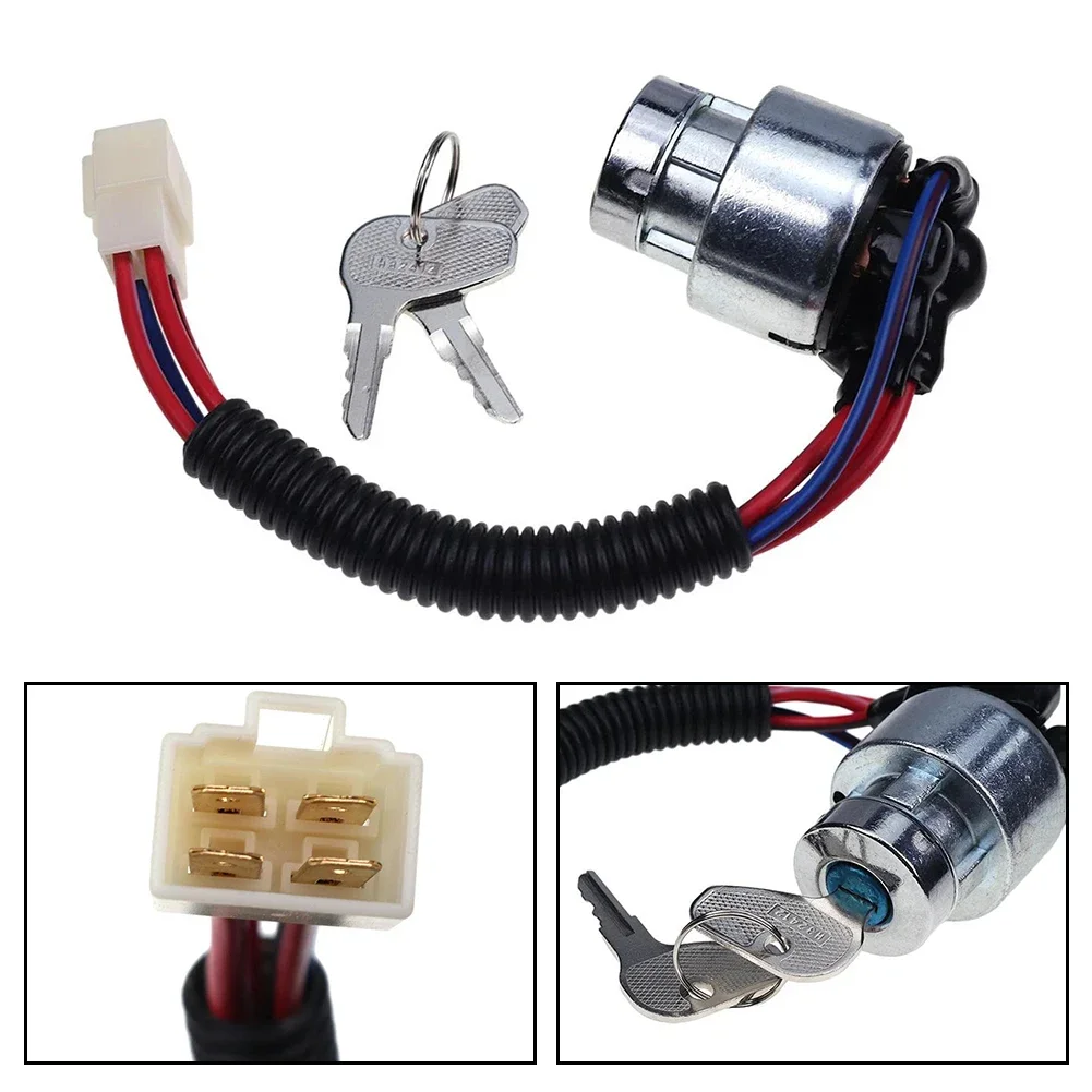 Interruptor de encendido para tractores Kubota L Series L2050 L2250 L2350 L2500 L2550 L2600 L2800 L2850 con material metálico