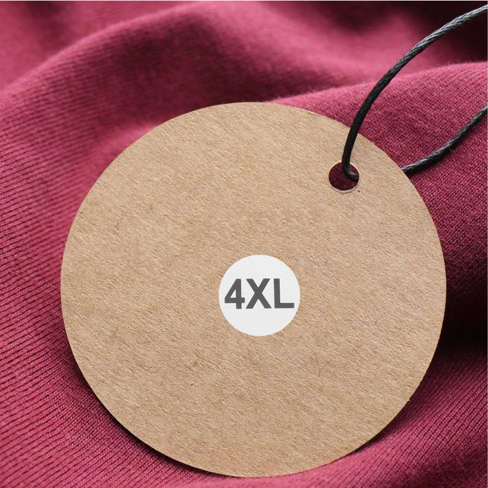 

7000 шт. универсальных круглых самоклеящихся этикеток для одежды с размерами S, M, L, XL, XXL для рубашек, футболок, юбок, брюк