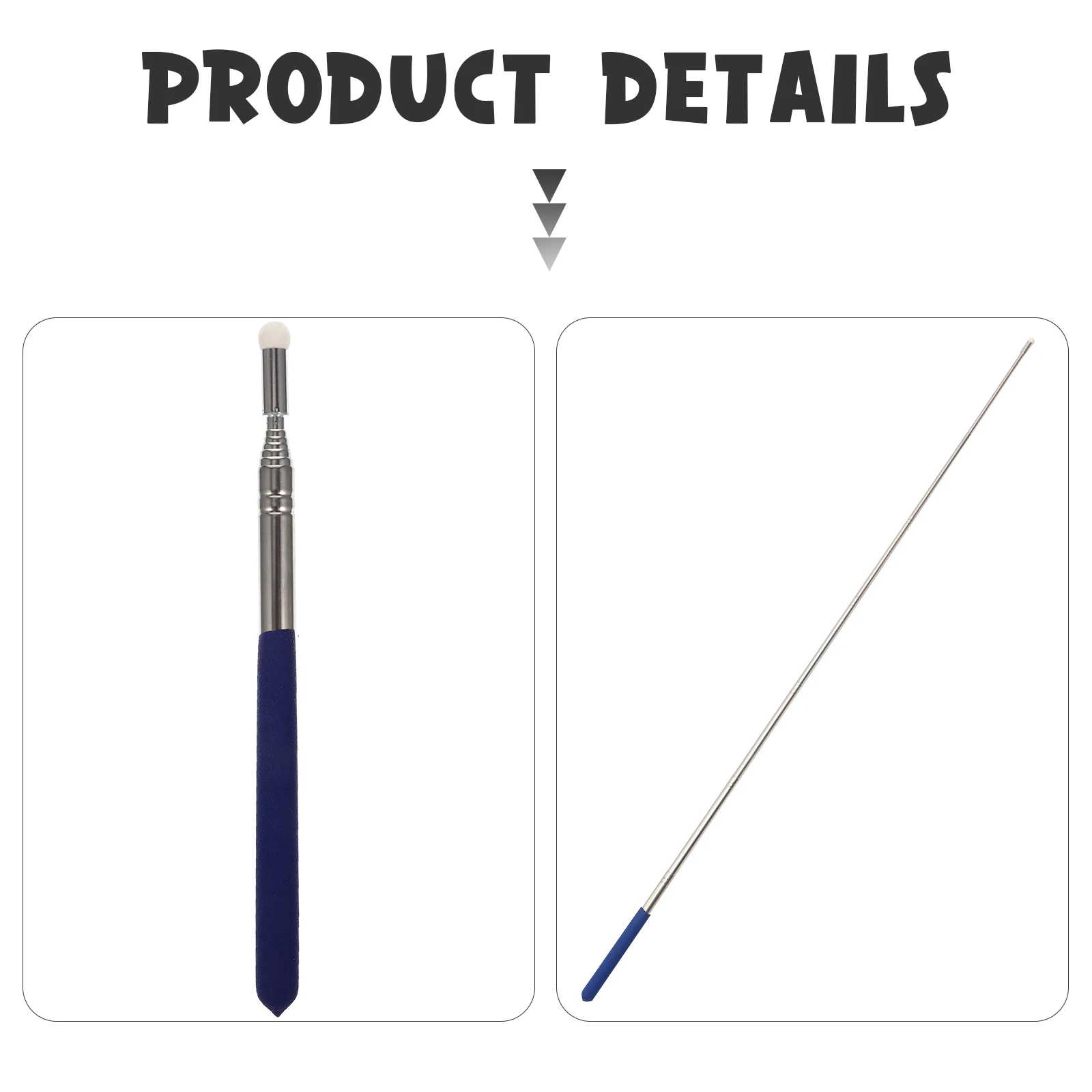 

Teaching Baton Blackboard Pointing Rod White Board Indicator Stick Extendable Pointer Reading Guide Multifunction Handheld