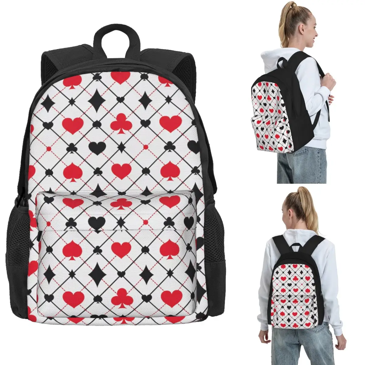 playing-cards-poker-print-backpack-hot-sale-daypack-large-capacity-kids-bookbag-school-bag-shoulder-bags-for-men-women