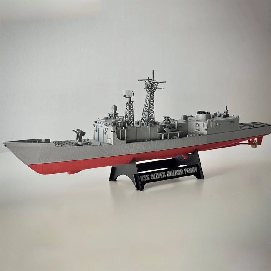 

1/350 Perry-class Guided-missile Frigate Assembly Model 3D Printed Ships Static Model Ship Toy Warship Model Ornament