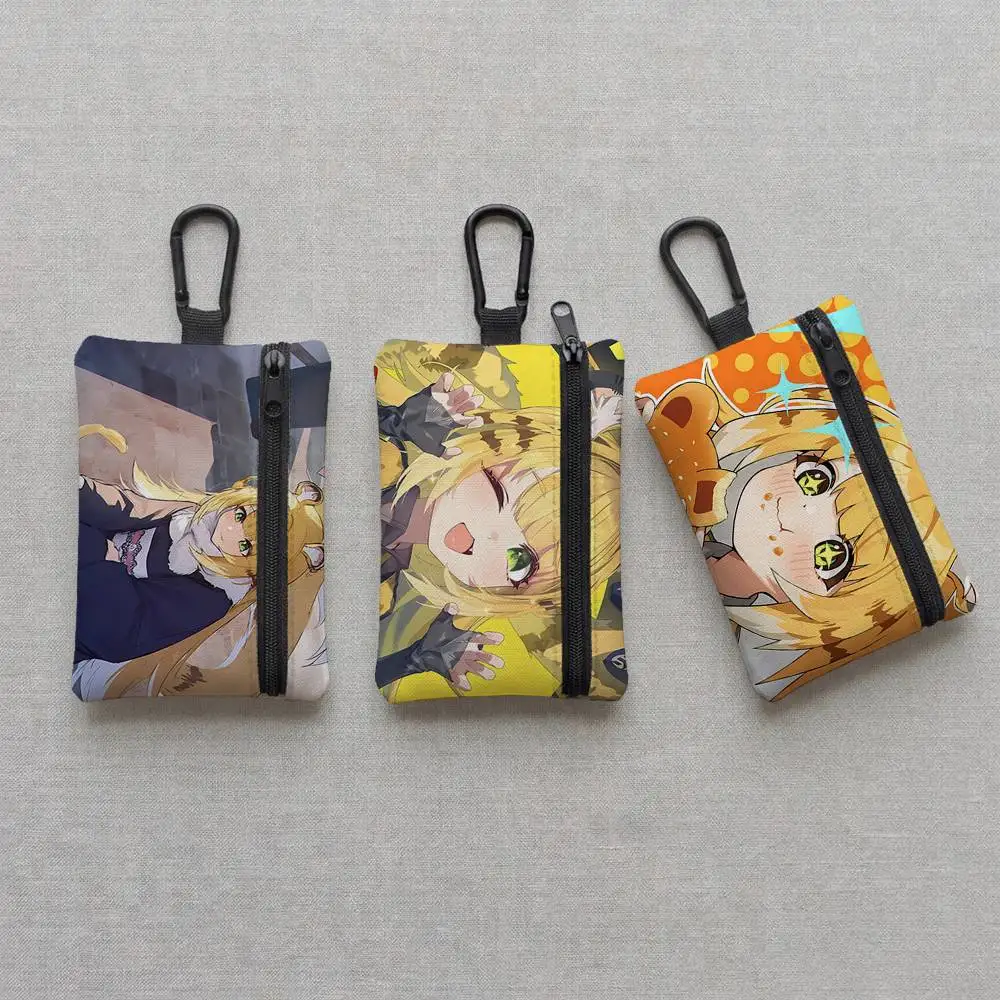 Game Zenless Zone Zero Ju Fufu Everyday Oxford Cloth Zipper Coin Purse - Lightweight Card Holder & Hanging Key Pouch