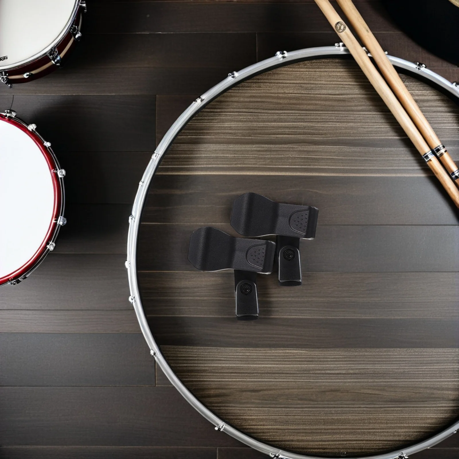 

2Pcs Professional Microphone Lifter Plastic Clips Compact Lightweight Easy Installation and Maintenance Plastic Microphone Clips