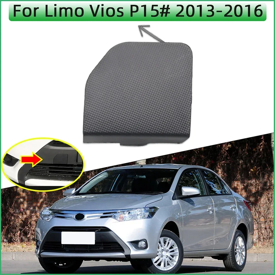 Toyota Limo Vios Yaris Sedan P150 2013 2014 2015 2016 트레일러 장식 캡 쉘 앞 범퍼 견인 아이 후크 트림 커버 뚜껑