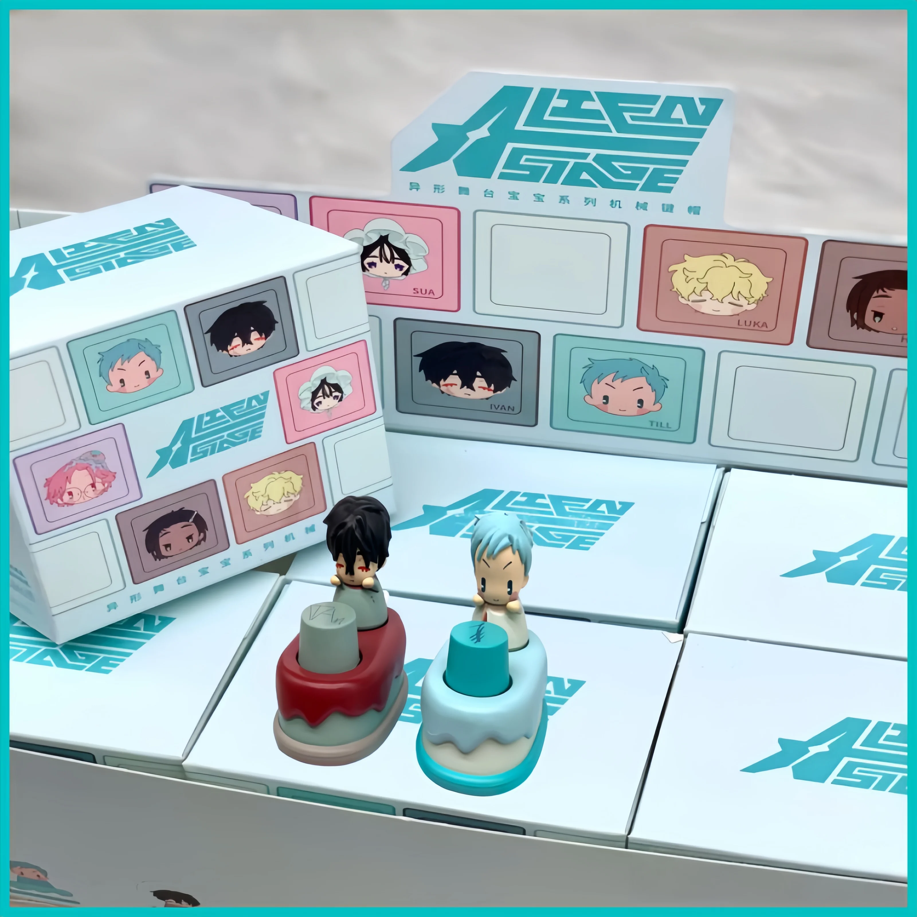 

Аниме Alien Stage Fingertip Keycaps Q Version Рисунок Аниме Keycap Luka Till Ivan Mizi Hyuna Cute Point Key Caps Игрушка Индивидуальный подарок