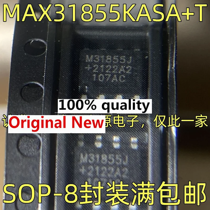 Chipset IC original, MAX31855, MAX31855KASA, T JASA Além disso M31855J, M31855K SOP8, novo, 10pcs