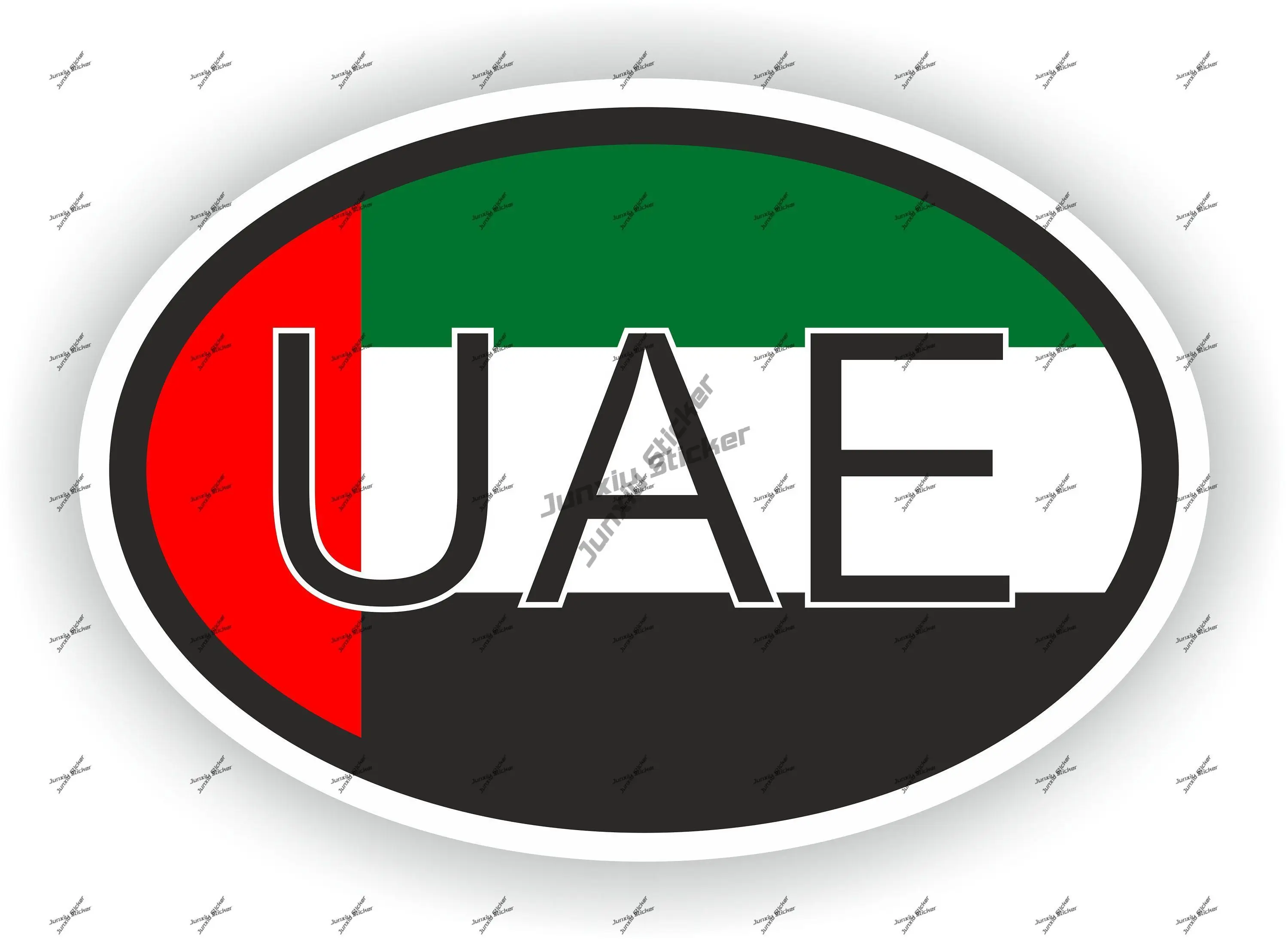 

Овальная наклейка United Arab Emirates с флагом, кодом страны, наклейка ОАЭ для внедорожника, бампера, ноутбука, холодильника, аксессуары для мотоциклетного шлема