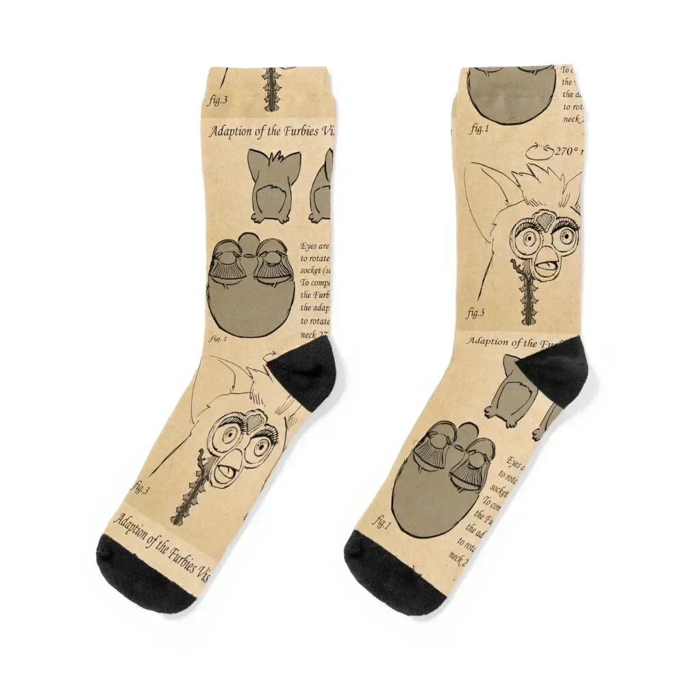 

Furby anatomy Socks essential new in's cool new year Socks Female Men's
