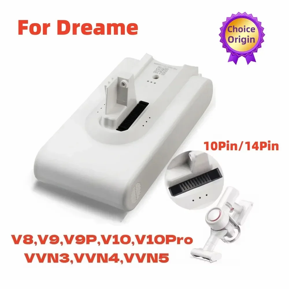 

【Upgraded】5.0Ah Replacement Vacuum Cleaner-Spare Battery for Xiaomi Dreame V8,V9,V10,V10Pro,VVN3,VVN4,VVN5,XR Lithium Battery