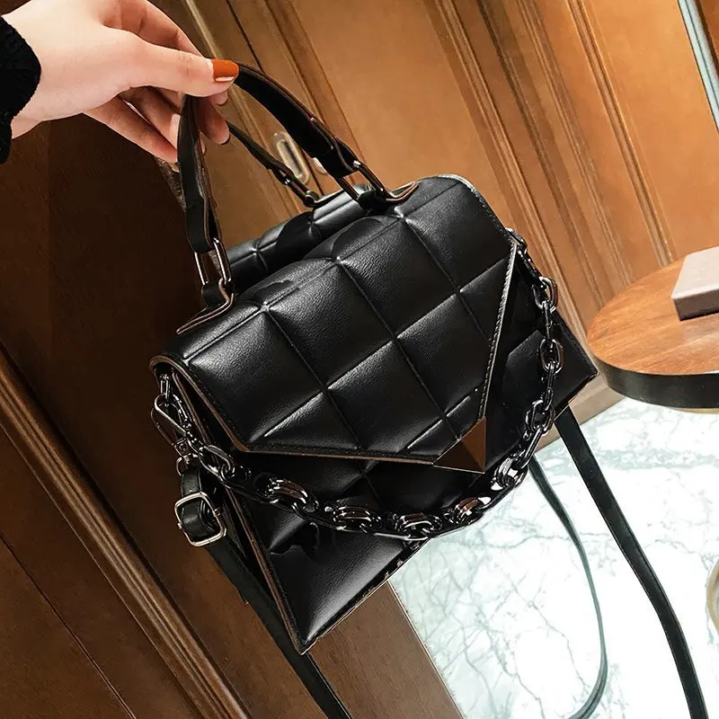 Brand Luxury Women\'s Flap Shoulder Bags 2022 Fashion Quality Pu Leather Purses and Handbags Brand Classic Female Crossbody Bag