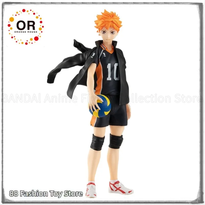 

В наличии оригинальные оранжевые румяна POP UP PARADE волейбольный мальчик Хината, Let's Go 17 см аниме фигурки статуя украшения модели подарки