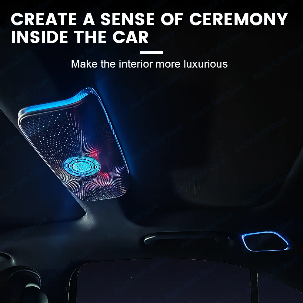 

64 Color Roof Lamp Speaker Ambient Light For Mercedes Benz W206 X254 C-class Car LED Reading Light Car Interior Lamp Accessories