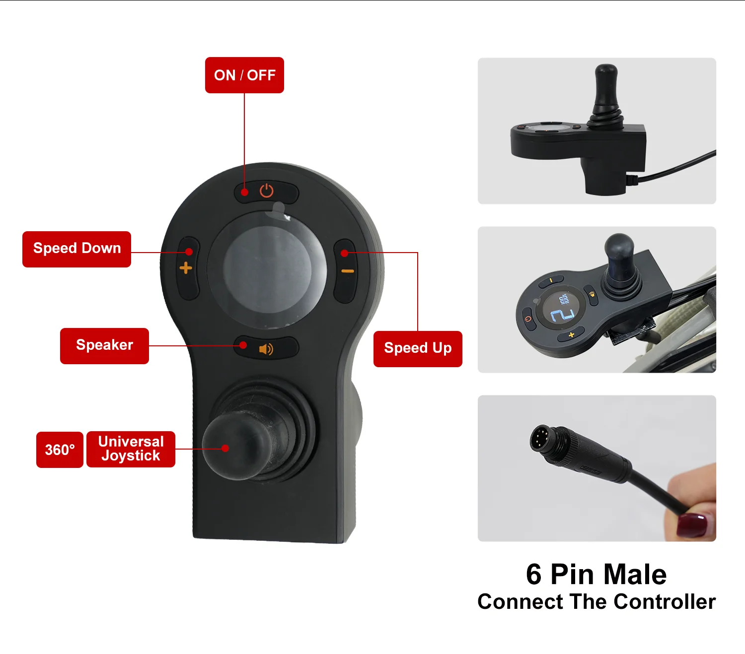 Coofull GreenPedel Factory Price Electric Rollator Wheelchair Power Assist Attachments 24v 250w Wheelchair Kits view 3