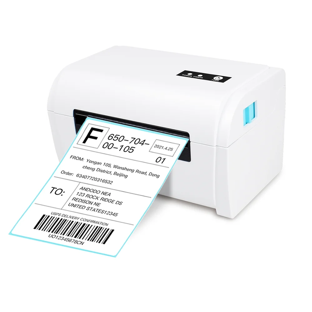 OEM ODM SKD Support 2 Year Warranty 110mm Label Printer 4 inch Shipping Label Printer USB WIFI for Online Shop