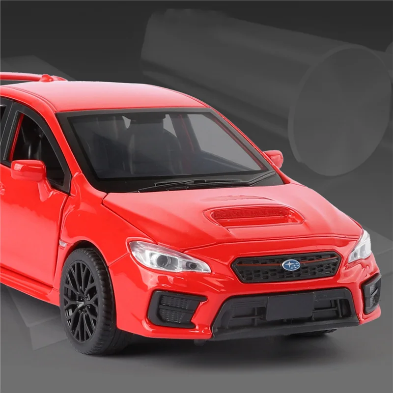 1:30 سوبارو امبريزا WRX STI سبيكة سيارة رياضية نموذج Diecasts المعادن سباق السيارات المركبات نموذج محاكاة ضوء الشمس الاطفال اللعب هدية #2