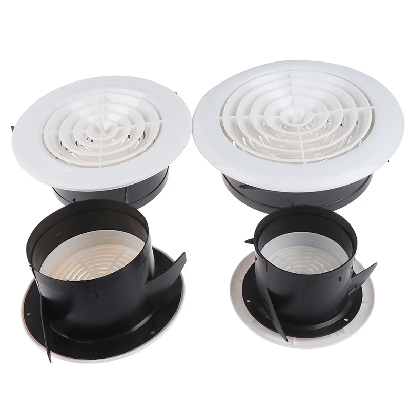 Grille de Ventilation ajustable, Grille de Ventilation ronde, Grille de Grille de Ventilation, Grille de Grille de Ventilation ronde, accessoires de couverture, 75mm, 3 ~ 8 pouces, 1 pièce