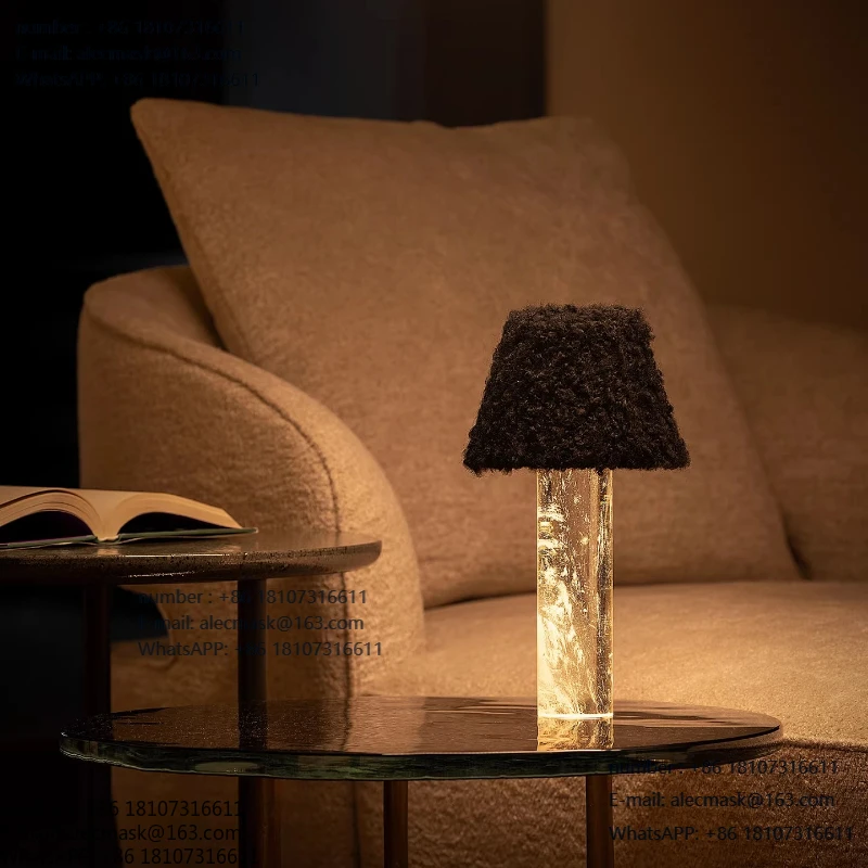 

Charging desk lamp Bedside bedroom mushroom lamp Ambient