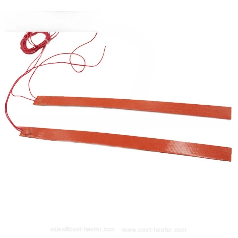 Non-standard 220V 1500W silicone rubber heating strip, oil drum heating belt