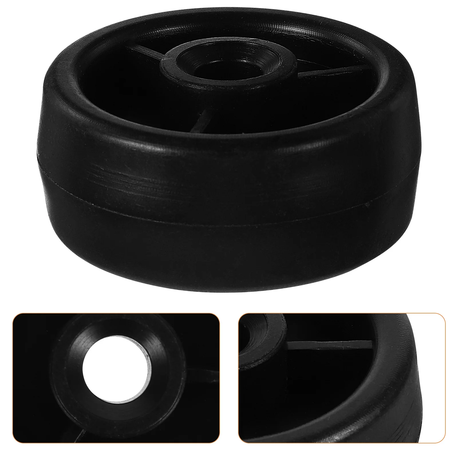 4 قطعة معدات اللياقة البدنية عجلة دوارة عجلة بلاستيكية شديدة التحمل لدراجة ممارسة المشي قطع غيار عالمية لصالة الألعاب الرياضية المنزلية #1