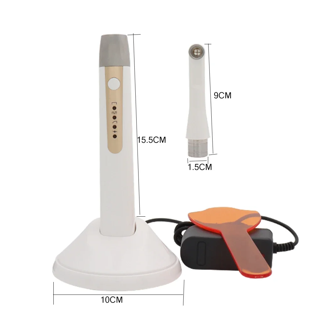 

1 Second LED Curing Light Dental Wireless Cordless Curing Lamp Machine High Power 10W 2200mah Large Capacity Dentistry Equipmen