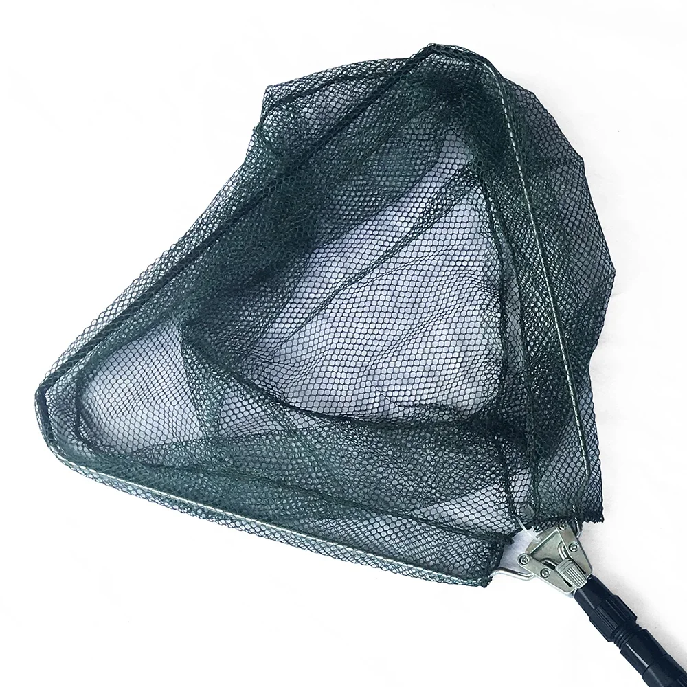 Aluminum Alloy 150/170/210cm Retractable Fishing Net Telescoping Foldable Landing Net Pole Folding Landing Net For Fly Fishing