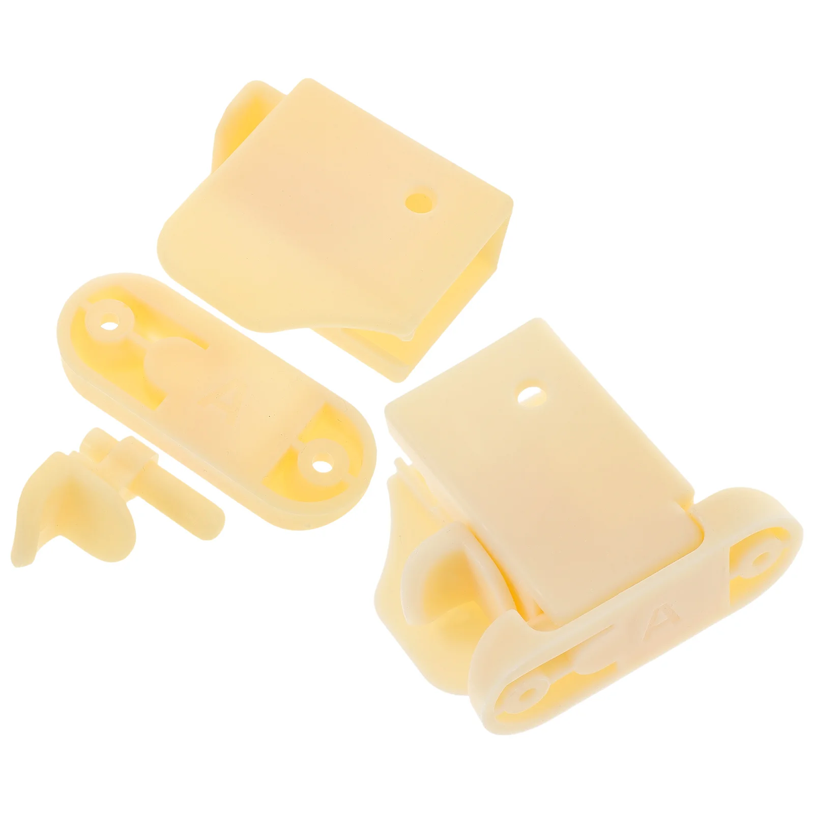 

2pcs Automatic Buckle Guard Bar Clasp Replacement Parts Secure Plastic Locking Accessories For Cot Safety Durable Rotating Lock