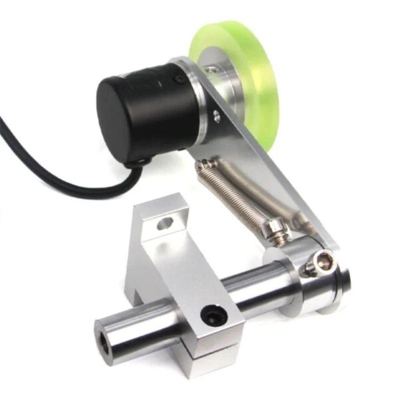 For Rotary Encoder + Synchronous Meter Wheel Mounting Bracket Complete Set, Bracket + 200MM Circumference Commonly Used -1-5000