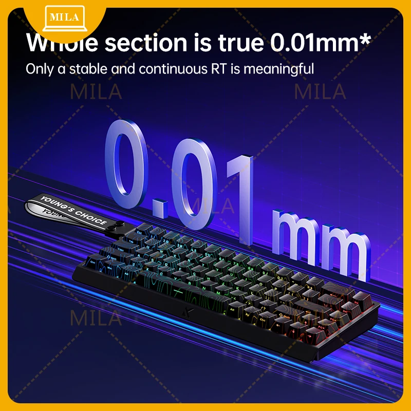 FOR MCHOSE ACE68 Magnetic Keyboard Wired RGB Mechanical ACE60 Pro for Gaming 0.01mm RapidTrigg 8000Hz SOCDRs 0.125ms Accessories