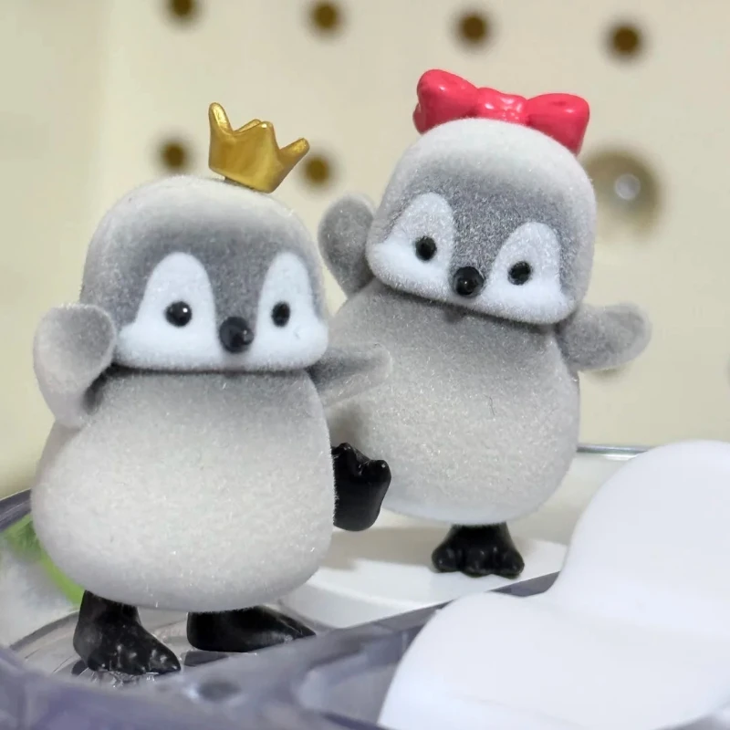 YOMeeDoll Mini Penguin Blind Box Toys Little Dolls Mystery Box Animals Model General Gifts Collection Ornaments Flocked Toy