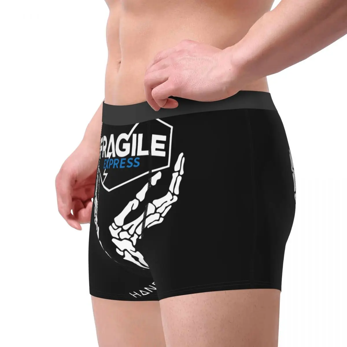 Death Stranding Fragile Express Men's Underwear Kojima Productions Boxer Briefs Shorts Panties Sexy Mid Waist Underpants