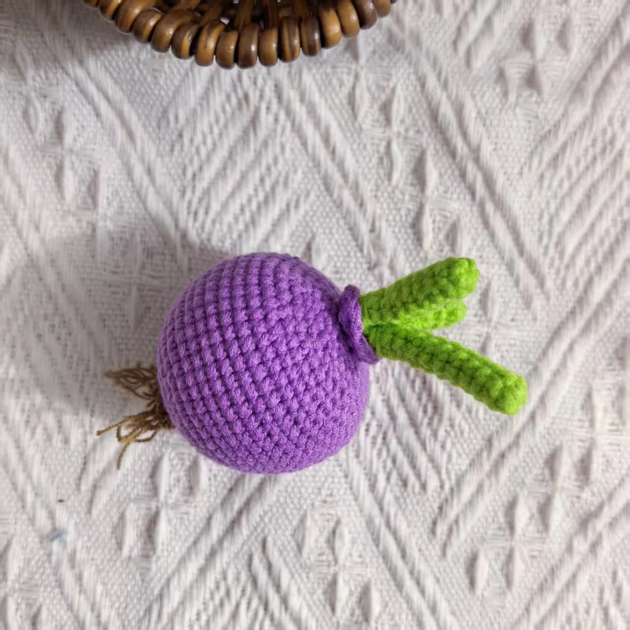 Kreative Gehäkelte Gemüse-Figuren, Handgefertigte Gewebte Gemüse-Schlüsselanhänger, Rucksack-Anhänger, Niedliches Geschenk – Detail 6