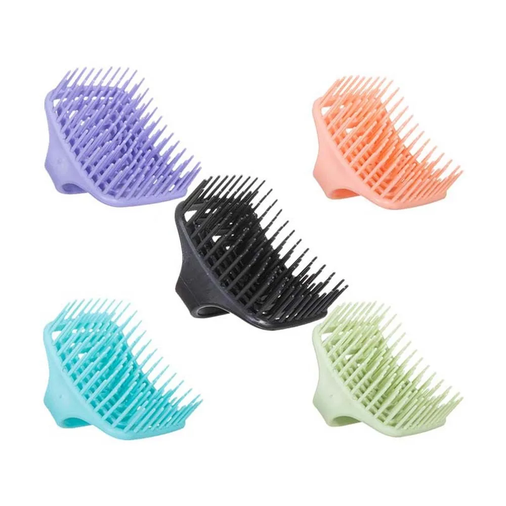 

Hollow Brush Head Shampoo Brush Scalp Massage Hair Care Tool Hair Washing Comb Arc-shaped Deep Cleaning Scalp Massage Brush
