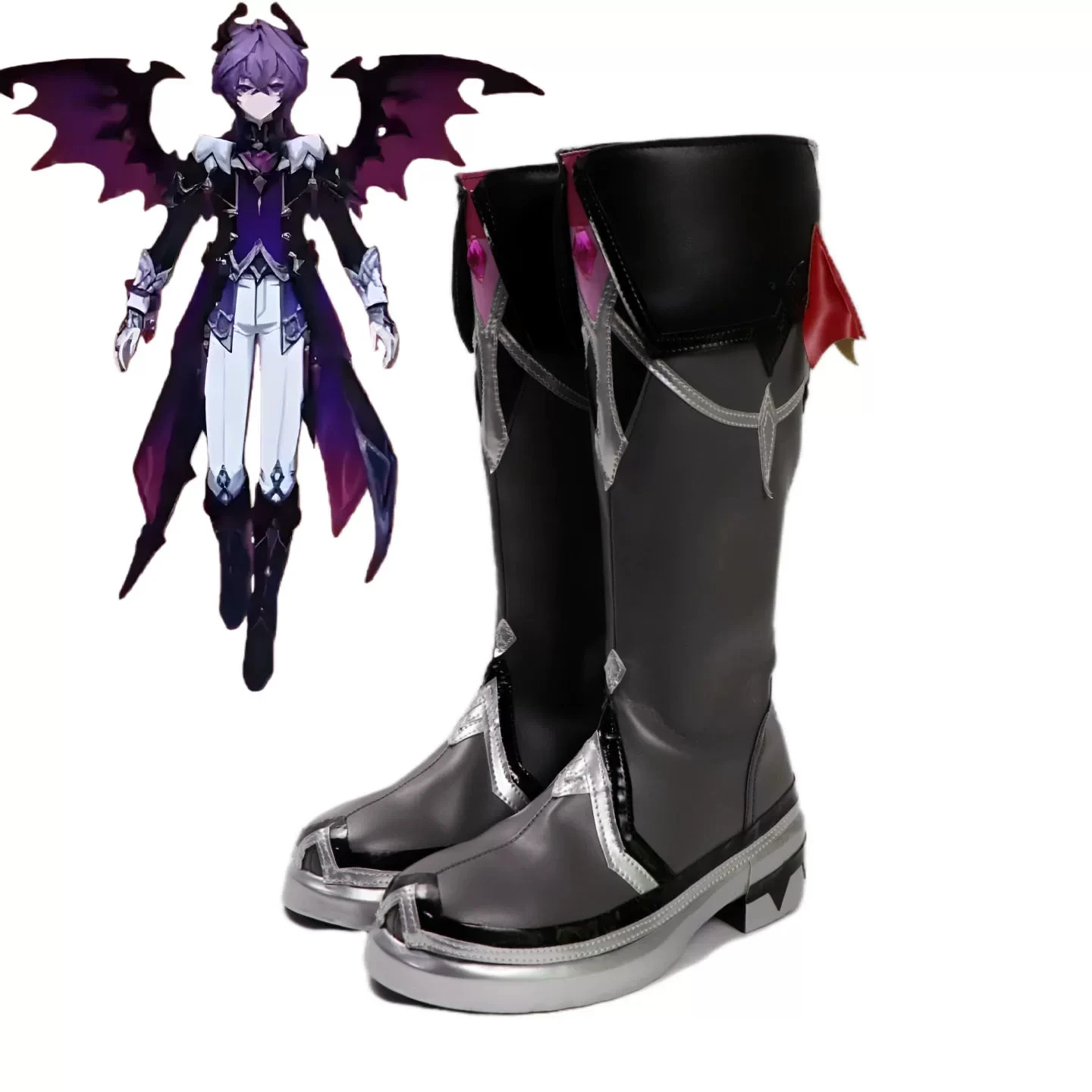 Game Genshin Impact Durin Cosplay Shoes Anime Halloween for Men Women Boots Party Outfit Role Play Props