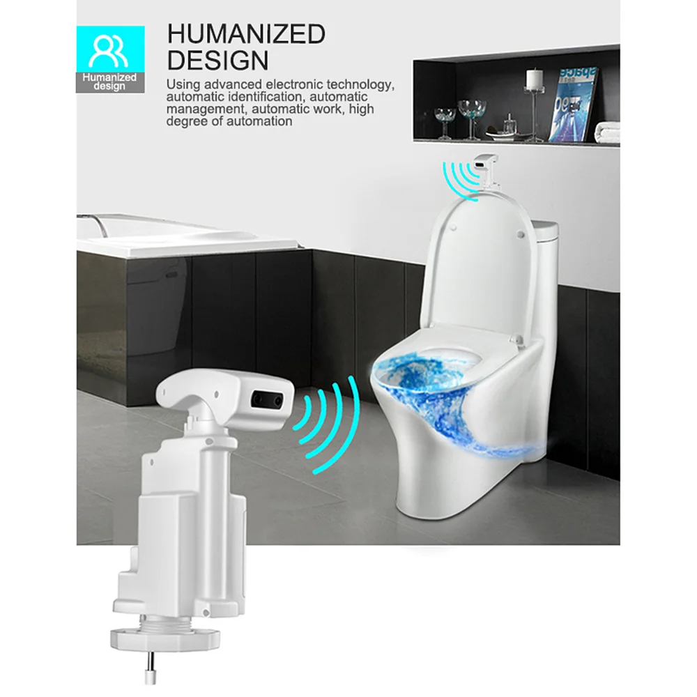 Toilet Smart Sense Stool Urinary Discharge Induction Flush Valve Intelligent Automatic Infrared Sensor Urinal Flusher