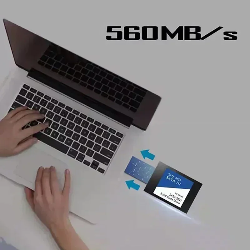 محرك الأقراص الصلبة SSD SATAIII 2.5 بوصة Ssd 1 تيرا بايت 500 جيجابايت محرك الأقراص الصلبة الداخلي عالي السرعة للكمبيوتر/الكمبيوتر المحمول ماك 2025