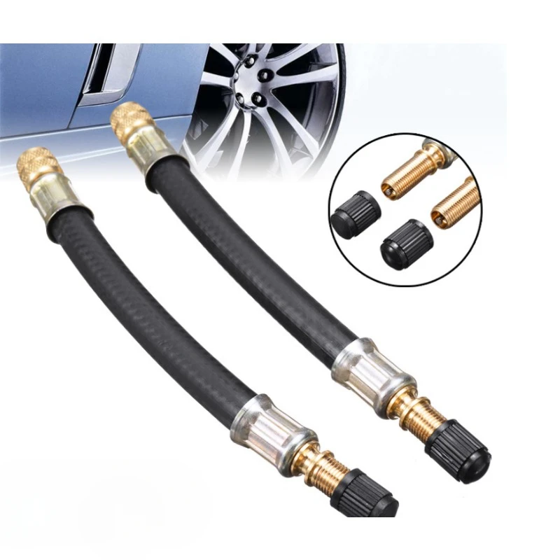 1pc Car\'S Tire Inflation Pump Connector Extension Tube American Valve Core Multi Function Connect Hose Inner Tube Cheering Mouth