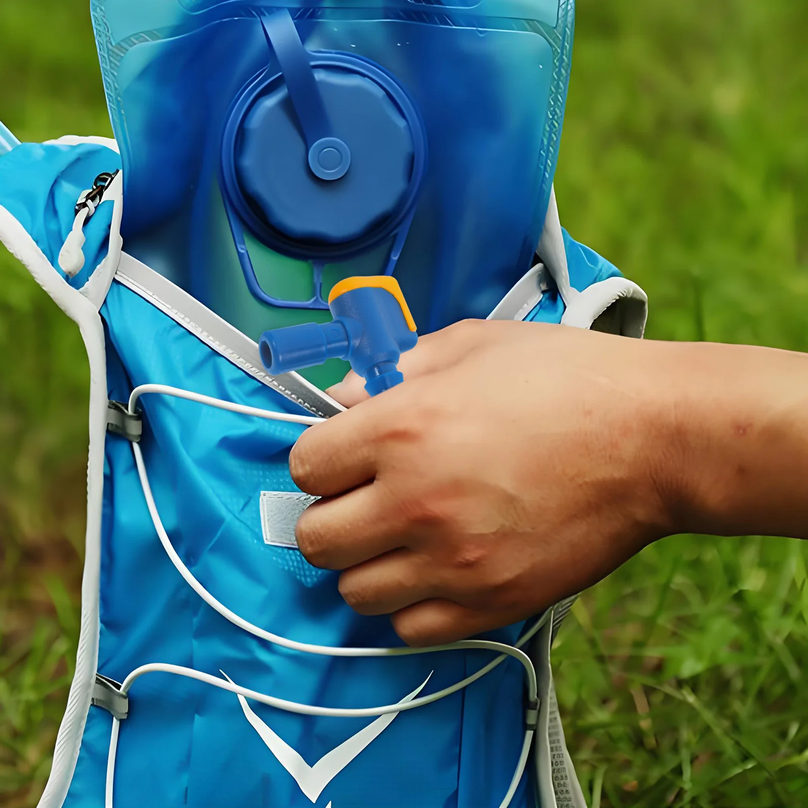 

1 set 1 Set Silicone Mouthpiece Cycling Hydration Bladder Connector Kit Leakproof Seal Bite Valve Adapter Portable Water Storage