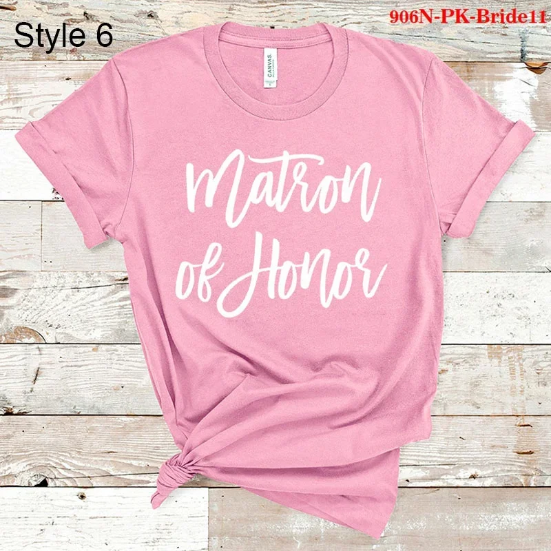 T Shirts Baby of Honor Mother of the Groom Jr. Bridesmaid Bride Flowers Girl Brides Babes Team Bride Maid Bridal Bachelor Party