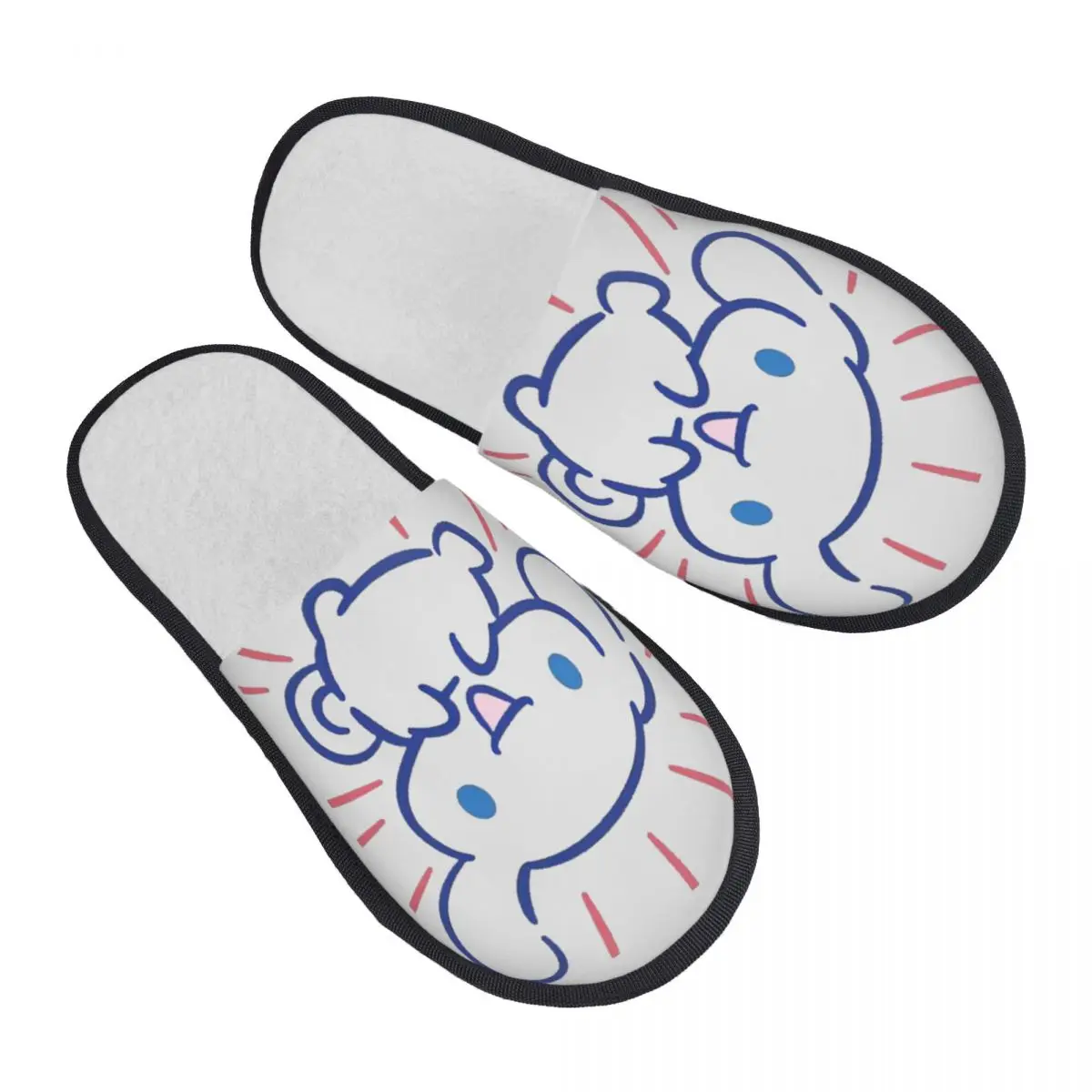 

Custom Cinnamoroll Cartoon Soft Memory Foam House Slippers Women Comfy Warm Anti-Skid Slipper
