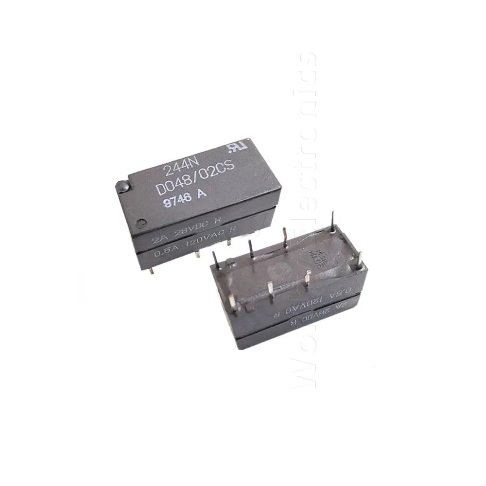 

Free shipping 10PCS/LOT 244N D048 02CS 4078 48V 8PIN Relay