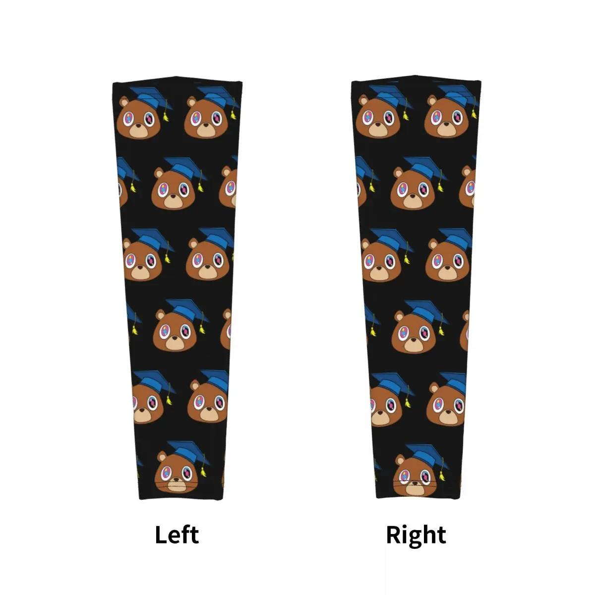 Kanye West Dropout Bear Chicago Vintage graduación mangas de brazo al aire libre cubierta de protección solar UV mangas de tatuaje de ciclismo de verano