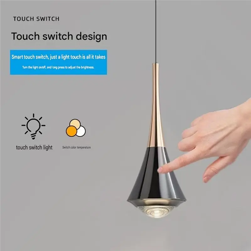A36T-Modern LED Pendant Light 7W,Adjustable Height For Bedroom, Bar, And Restaurant Applications