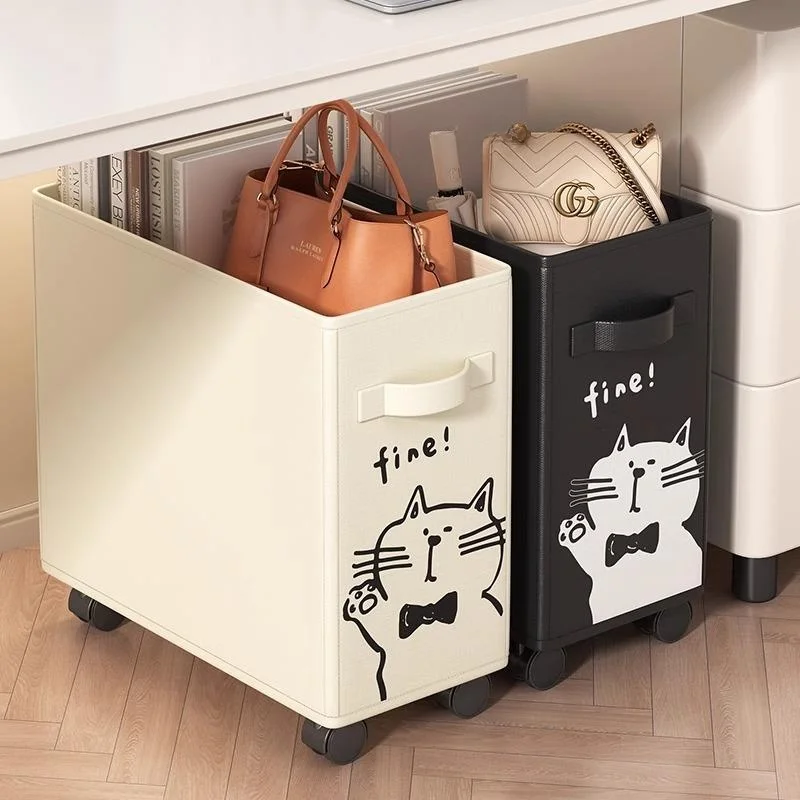 carrello-portaoggetti-mobile-con-ruote-per-scrivania-sottolletto-e-postazione-di-lavoro-in-tessuto-oxford-con-cesto-portaoggetti-e-ripiano-organizzativo