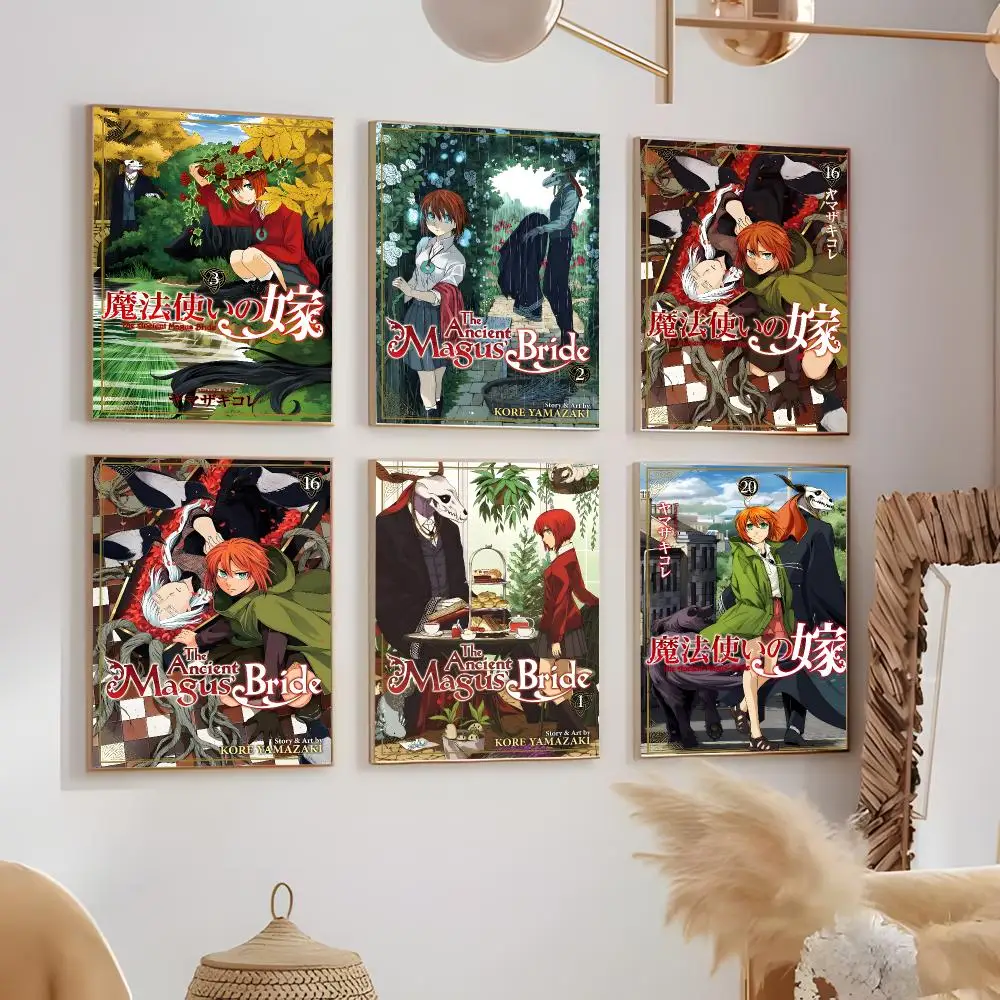 Anime Manga T-The Ancient Magus Bride Poster Contemporary Home Wall Ornaments & Stylish Indoor Accents