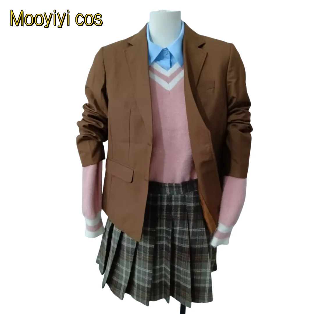 

Nan Muyu Game milgram Cosplay Costume for Halloween Christmas Coat+sweater+shirt+tie+hourglass+Skirt 004 Kusunoki Mu uniform