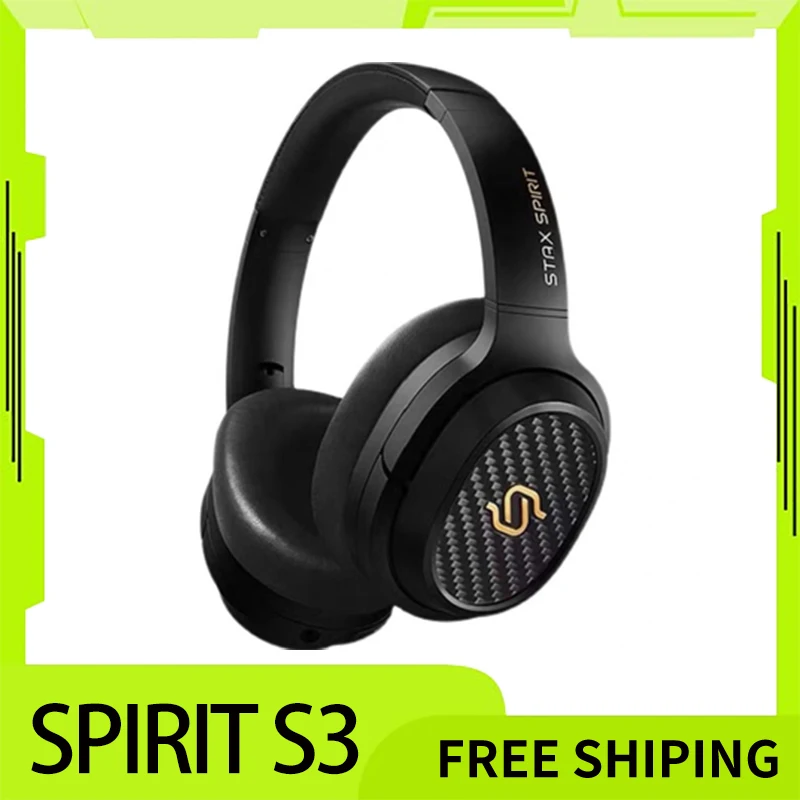 Stax Spirit S3 Wireless Bluetooth Headphones Over-Ear Earbuds Active Noise Canceling Custom APTX Voice Music Spirit S3 Headsets