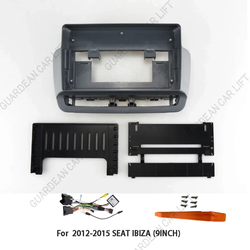 

9 Inch Car Radio Fascias Android Stereo Player 2 Din Head Unit Panel Dash Frame For 2012-2015 SEAT IBIZA