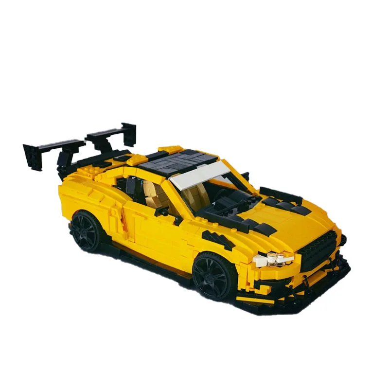 MOC-38065 Yellow Polestar 1 K.S. Edição, Assembleia Sports Car, Building Block Model, Children'sBirthday Presente, Toy Presente