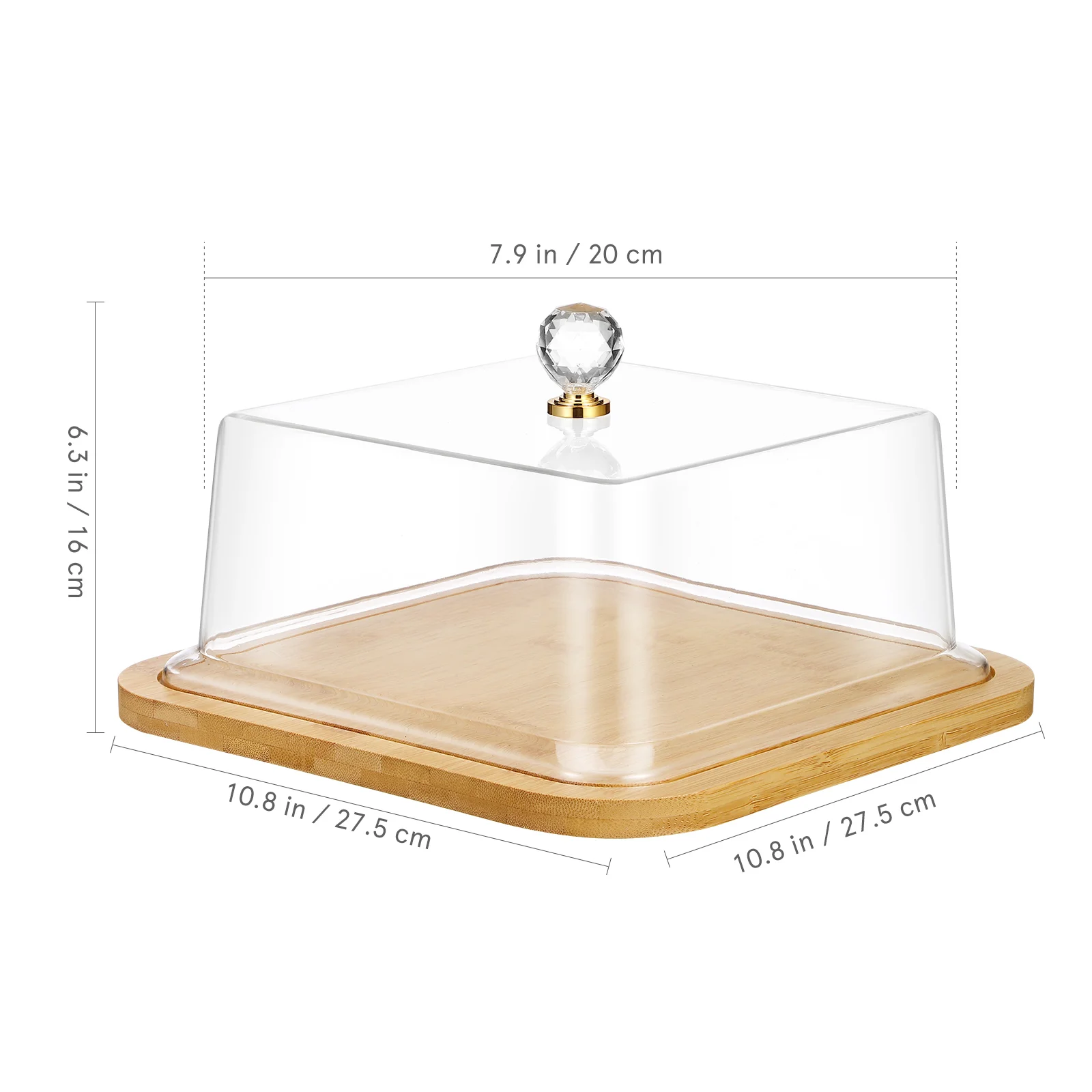 Bread Tasting Plate Cake Holder Wood Stand Wooden Rack Wedding Tray Dome Covered Food Pastries Show Server Display Party Pan