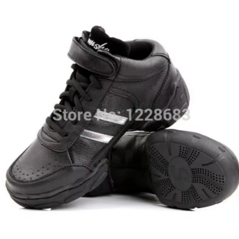 Women And Men Ballroom Salsa Jazz Dance Shoes Genuine Leather Top Quality Breathable Dance Sneakers